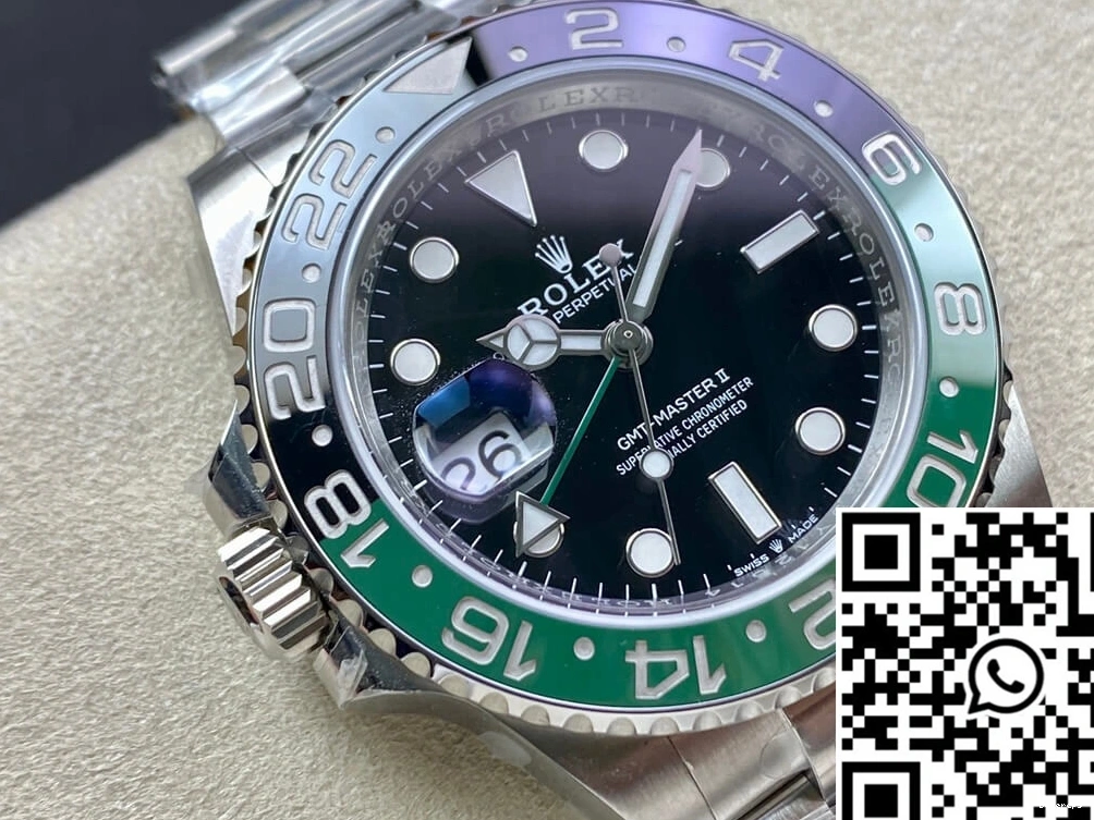 Clean M126720VTNR-0001 Black Dial Master II GMT Factory Rolex 0501